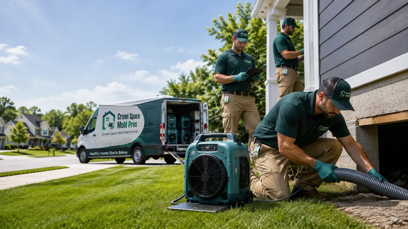 Crawl Space Mold Removal in Iron Mountain, MI